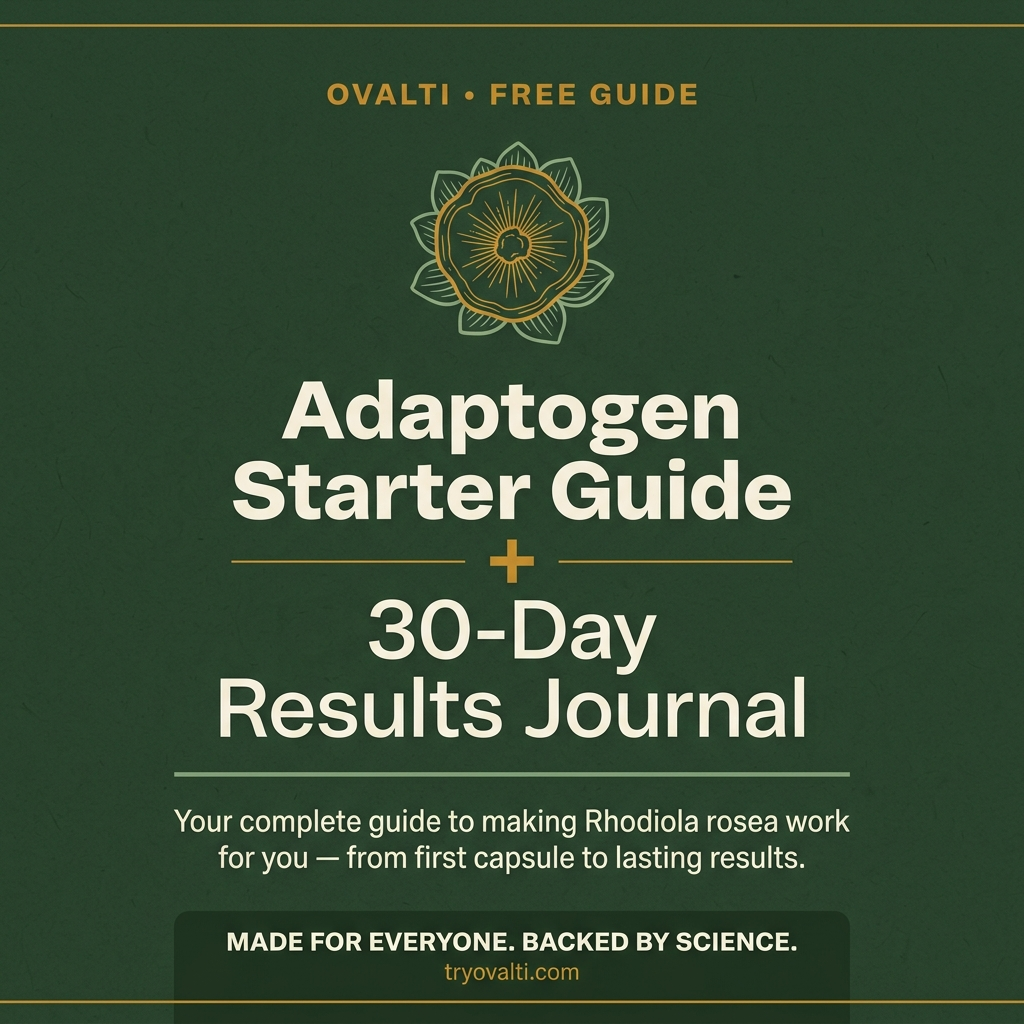 Adaptogen Starter Guide + 30-Day Results Journal